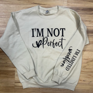 I'm Not Perfect Design